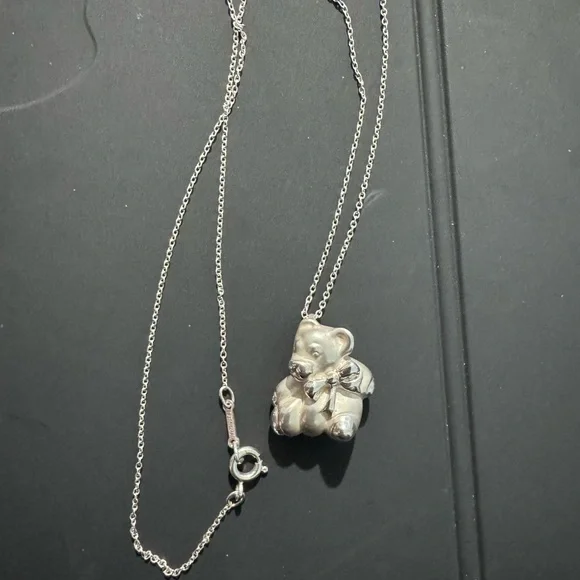 Tiffany & Co Necklace Teddy Bear vintage - Picture 2 of 4